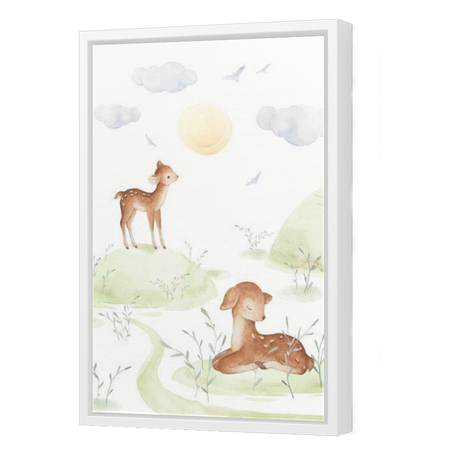 Thumbnail for Canvas - White Floating Frame