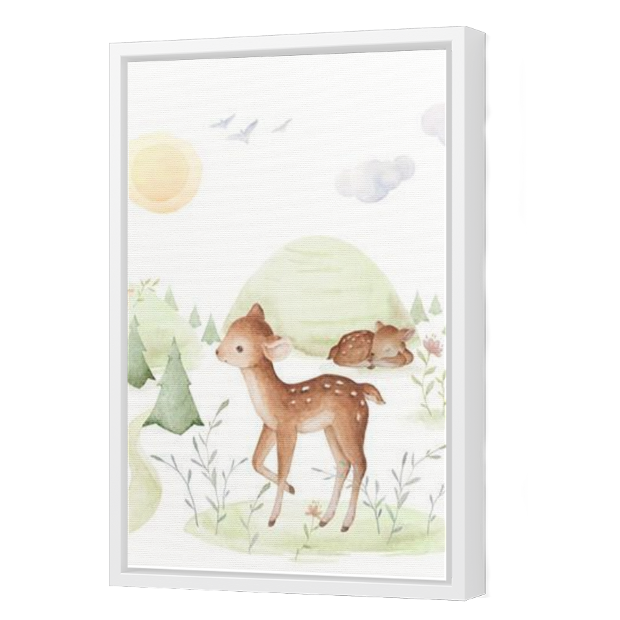 Thumbnail for Canvas - White Floating Frame