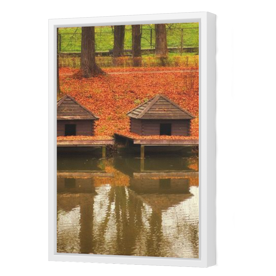 Thumbnail for Canvas - White Floating Frame