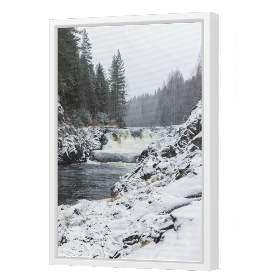 Thumbnail for Canvas - White Floating Frame