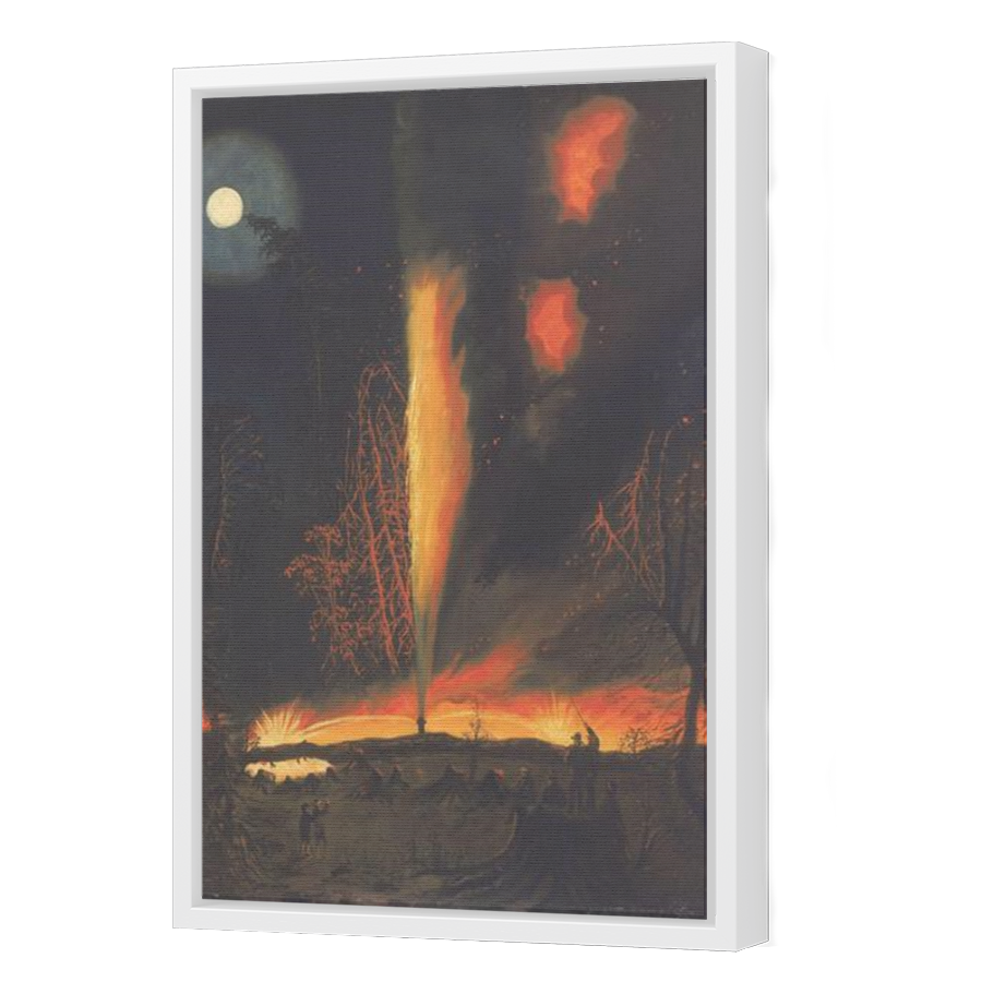 Thumbnail for Canvas - White Floating Frame