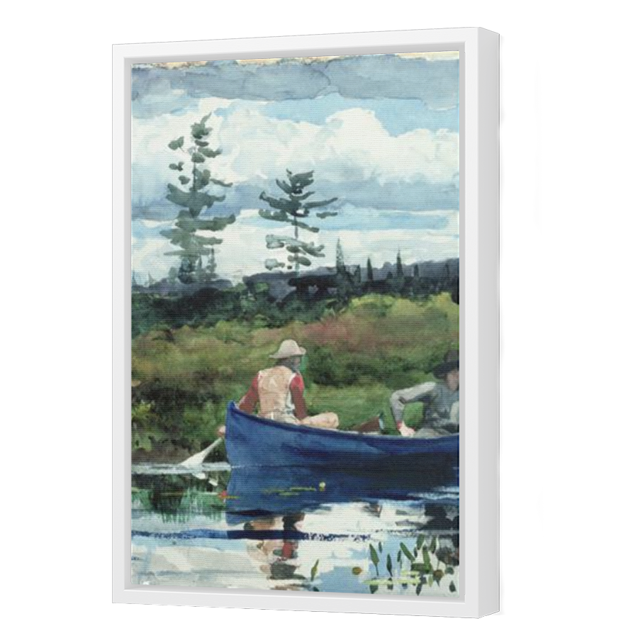 Thumbnail for Canvas - White Floating Frame