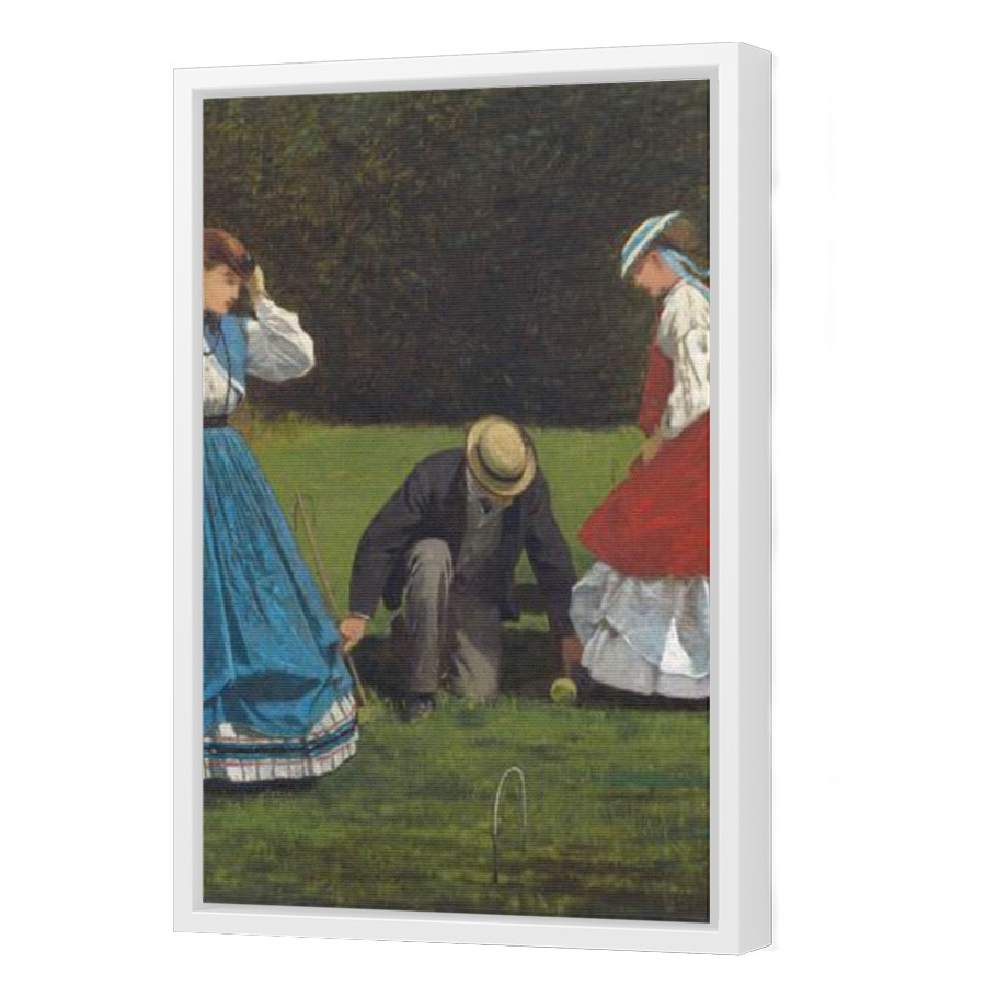 Thumbnail for Canvas - White Floating Frame