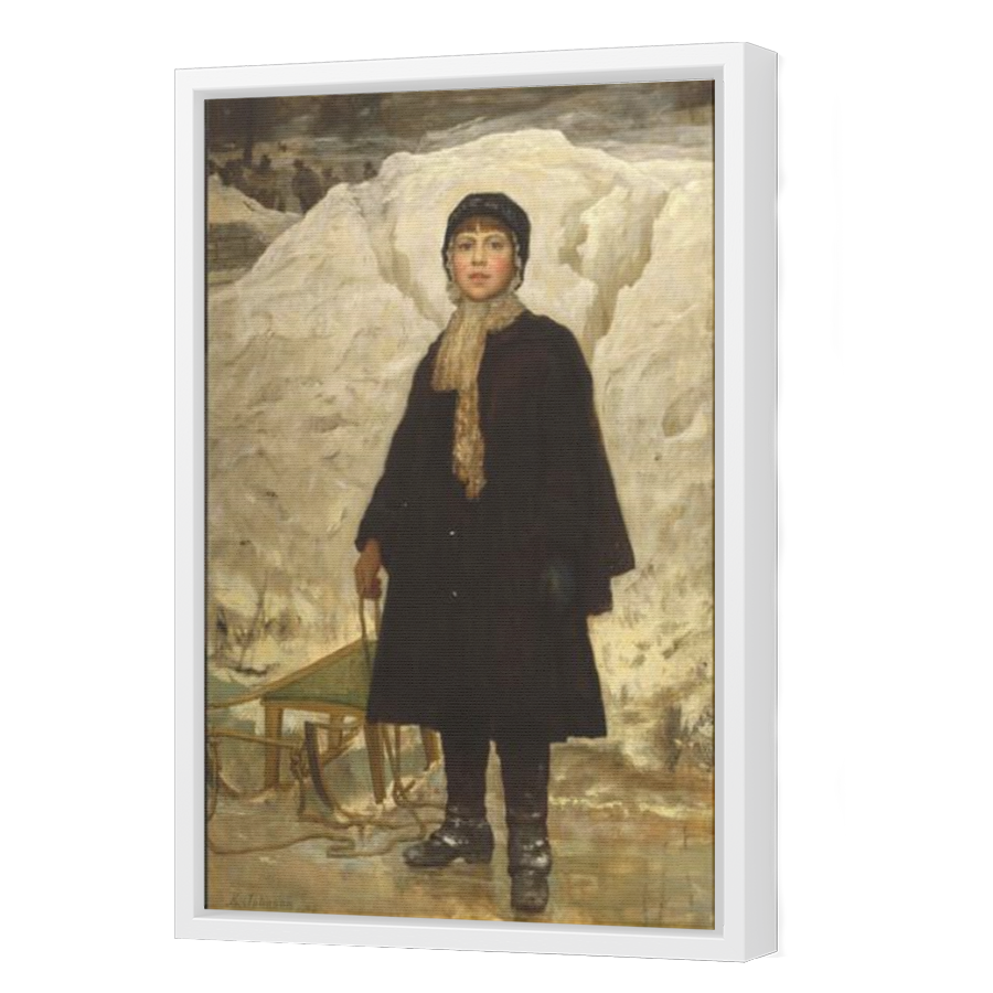 Thumbnail for Canvas - White Floating Frame