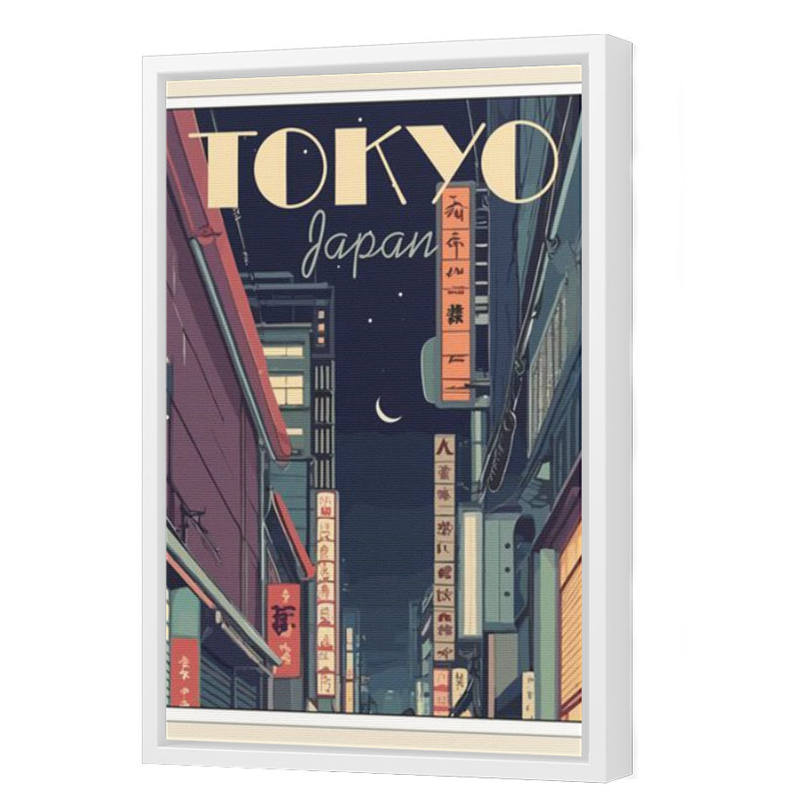 Thumbnail for Canvas - White Floating Frame