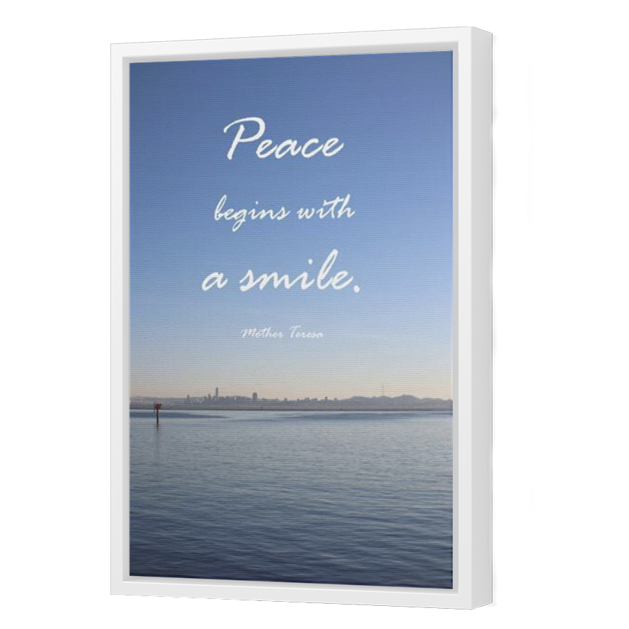 Thumbnail for Canvas - White Floating Frame