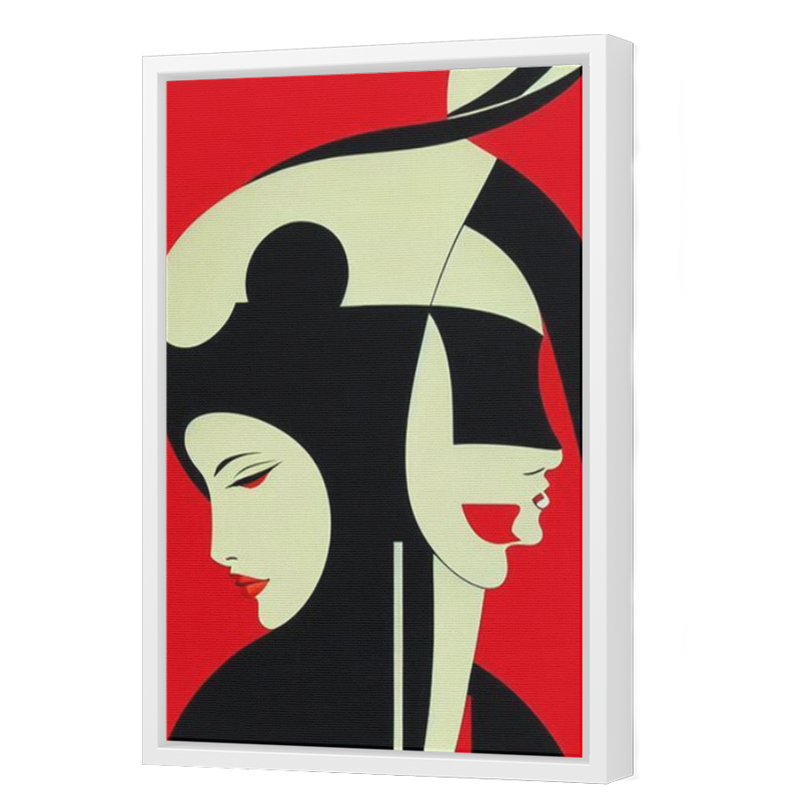 Thumbnail for Canvas - White Floating Frame