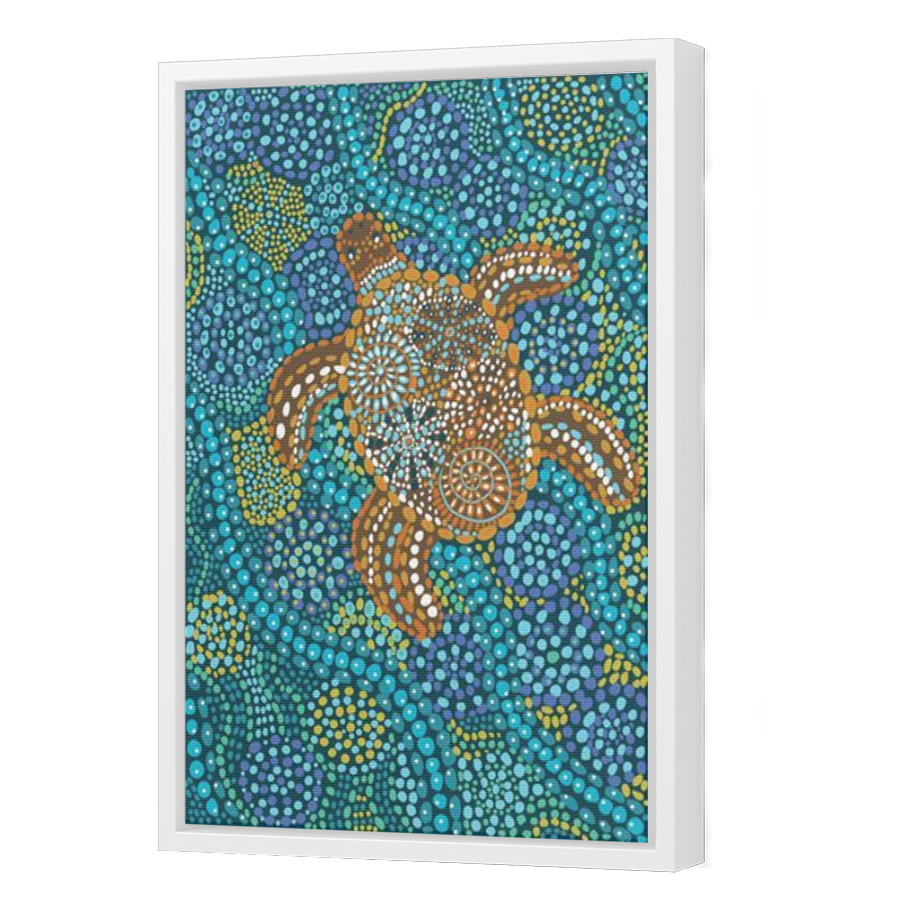 Thumbnail for Canvas - White Floating Frame