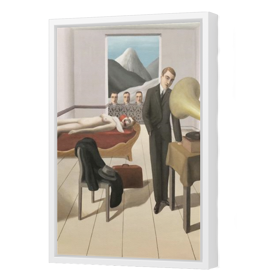 Thumbnail for Canvas - White Floating Frame