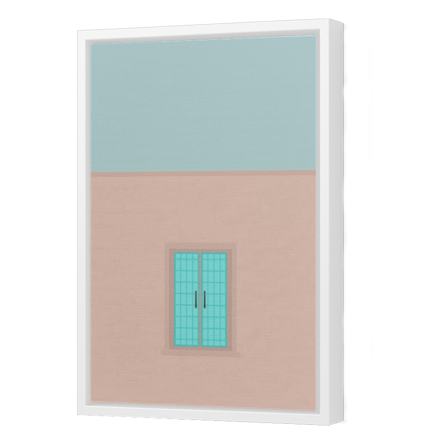 Thumbnail for Canvas - White Floating Frame