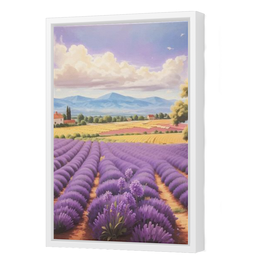 Thumbnail for Canvas - White Floating Frame