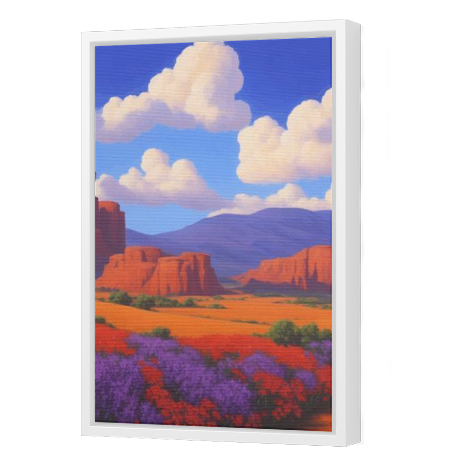 Thumbnail for Canvas - White Floating Frame