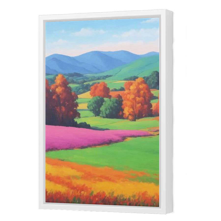 Thumbnail for Canvas - White Floating Frame