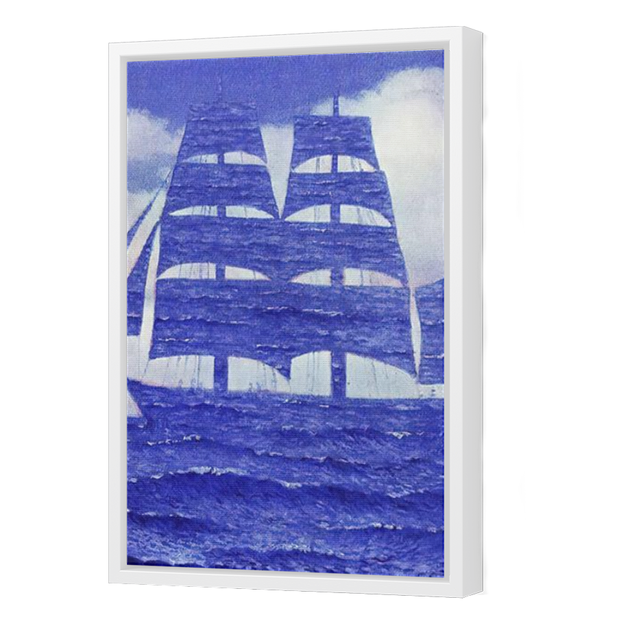 Thumbnail for Canvas - White Floating Frame