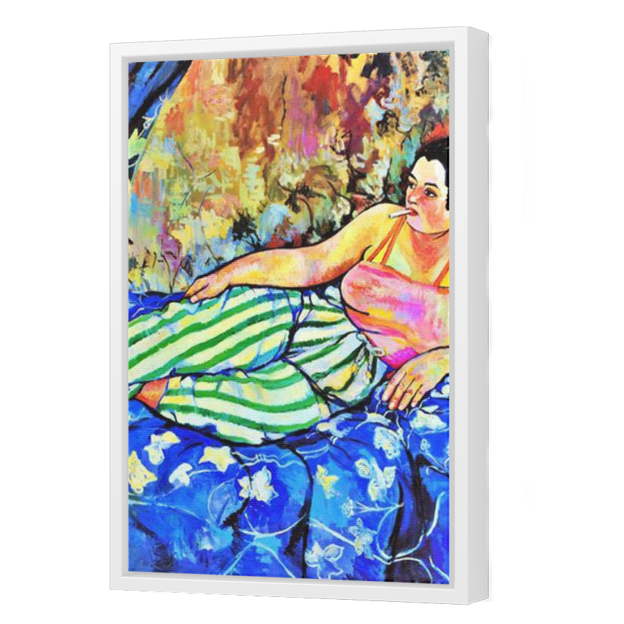 Thumbnail for Canvas - White Floating Frame