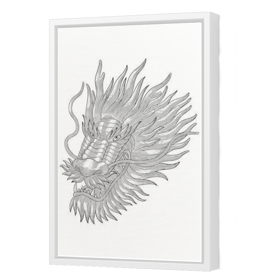 Thumbnail for Canvas - White Floating Frame