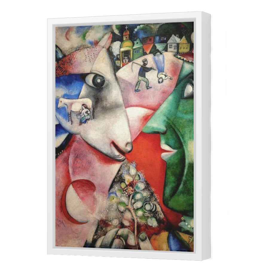 Thumbnail for Canvas - White Floating Frame