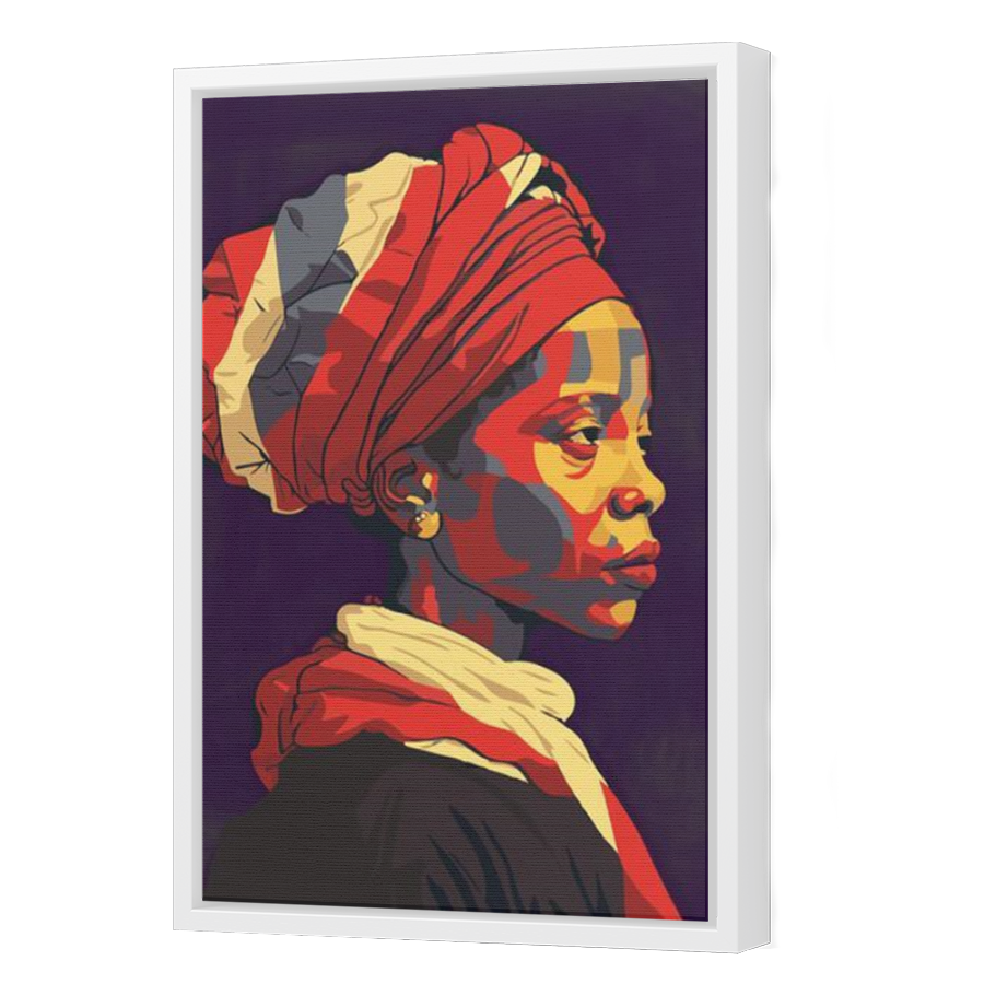 Thumbnail for Canvas - White Floating Frame
