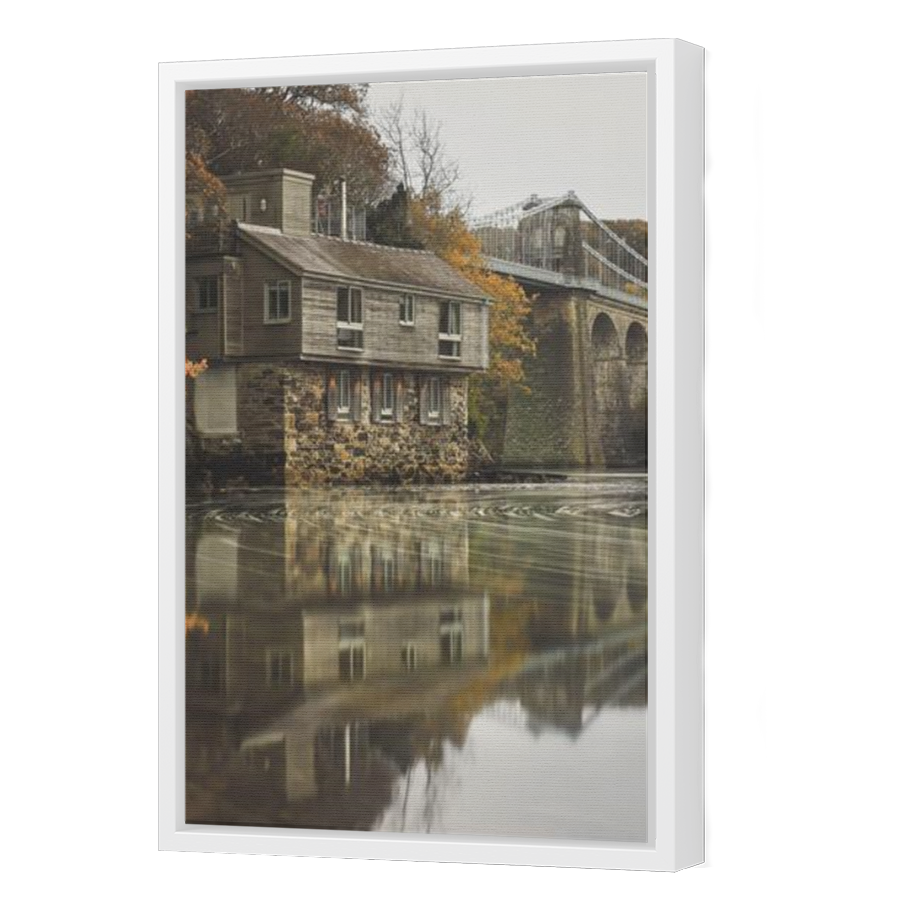 Thumbnail for Canvas - White Floating Frame