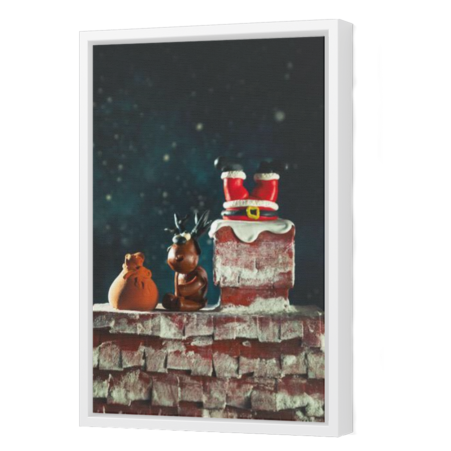 Thumbnail for Canvas - White Floating Frame