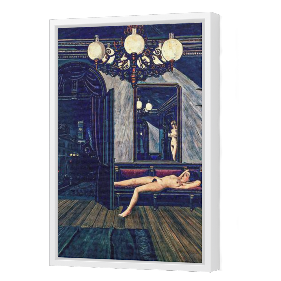 Thumbnail for Canvas - White Floating Frame