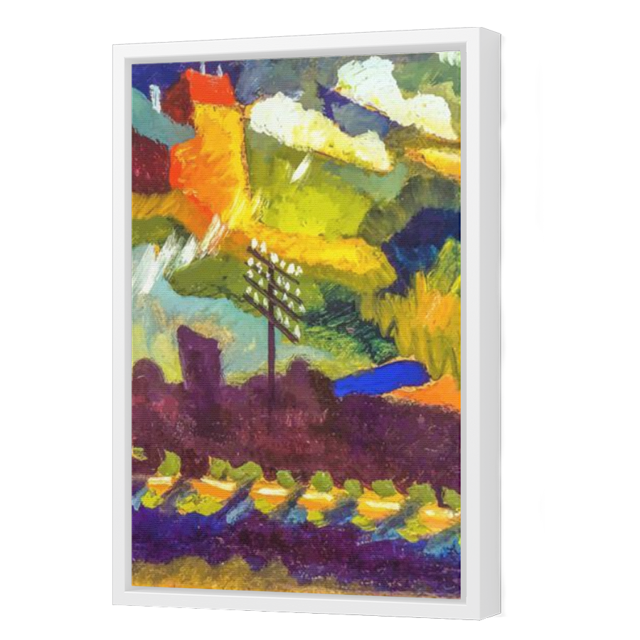 Thumbnail for Canvas - White Floating Frame