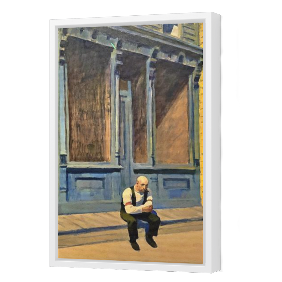 Thumbnail for Canvas - White Floating Frame