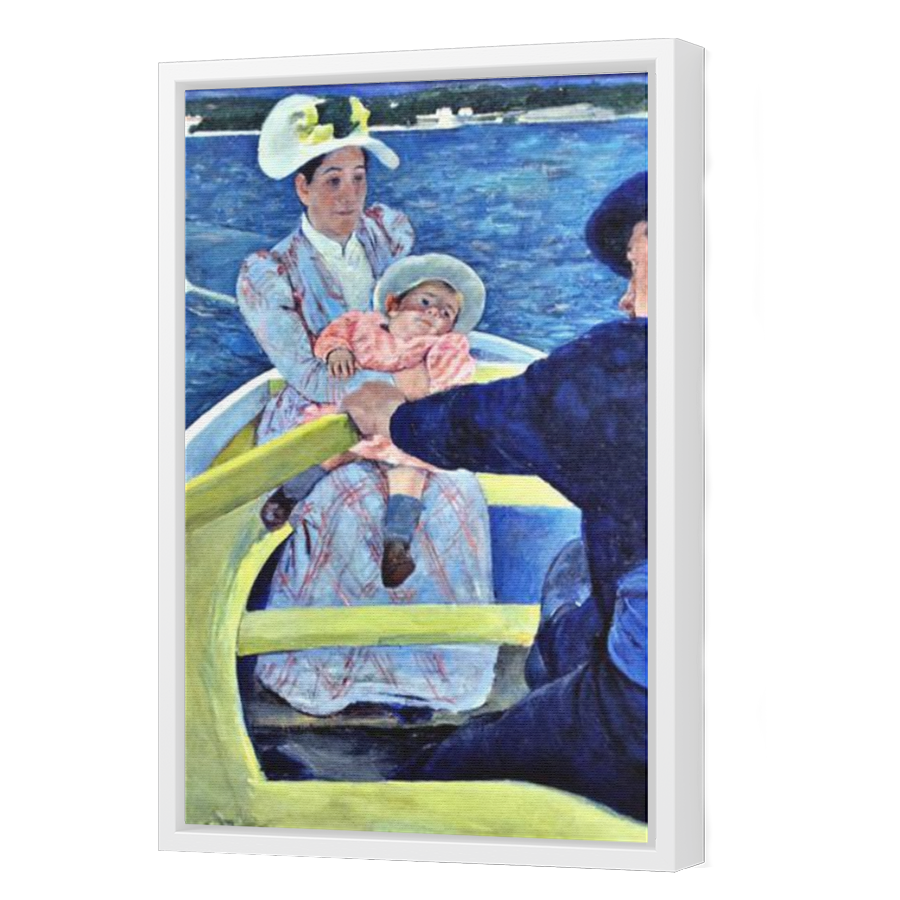 Thumbnail for Canvas - White Floating Frame