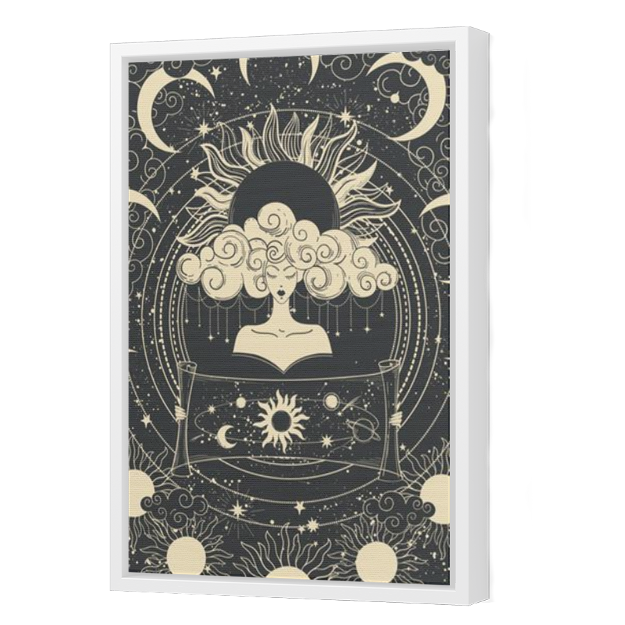 Thumbnail for Canvas - White Floating Frame