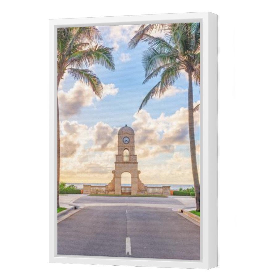 Thumbnail for Canvas - White Floating Frame