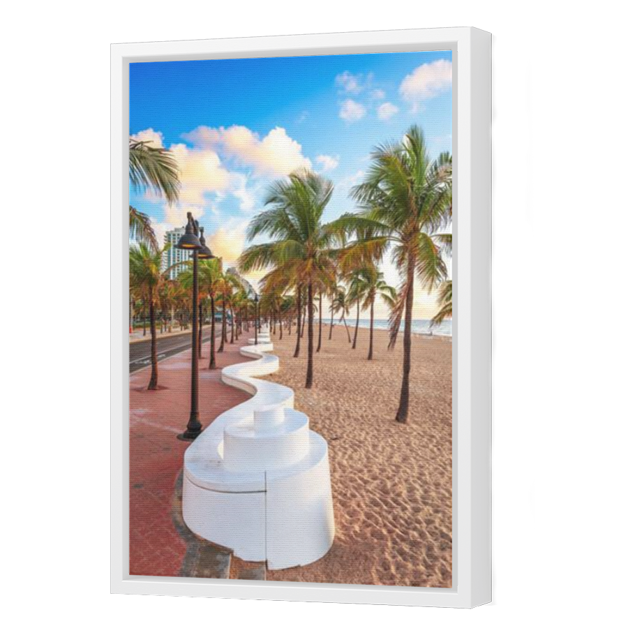 Thumbnail for Canvas - White Floating Frame