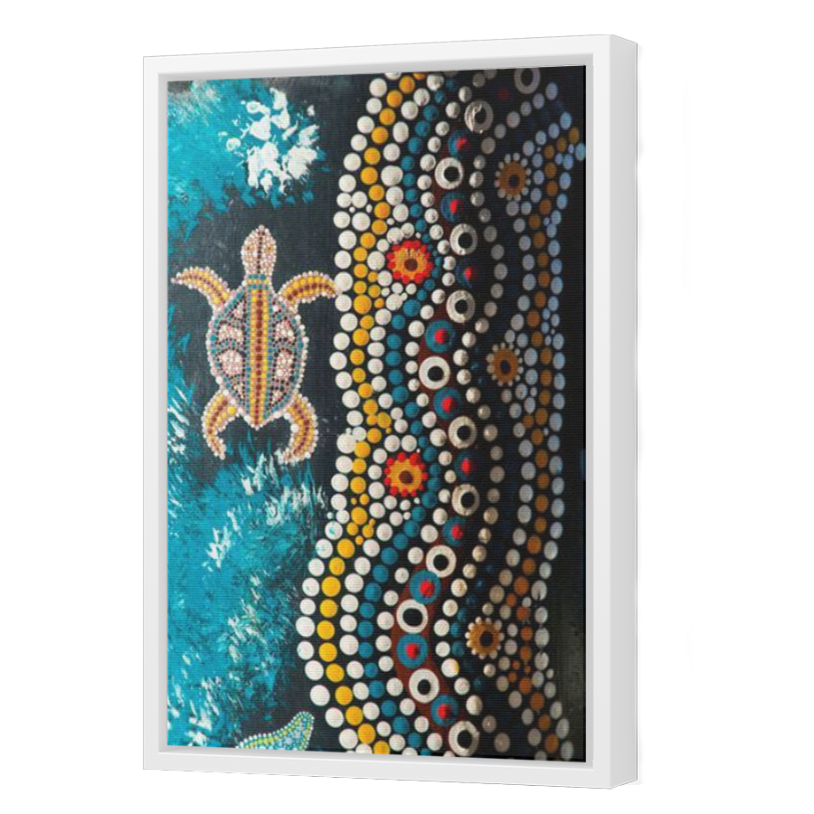 Thumbnail for Canvas - White Floating Frame