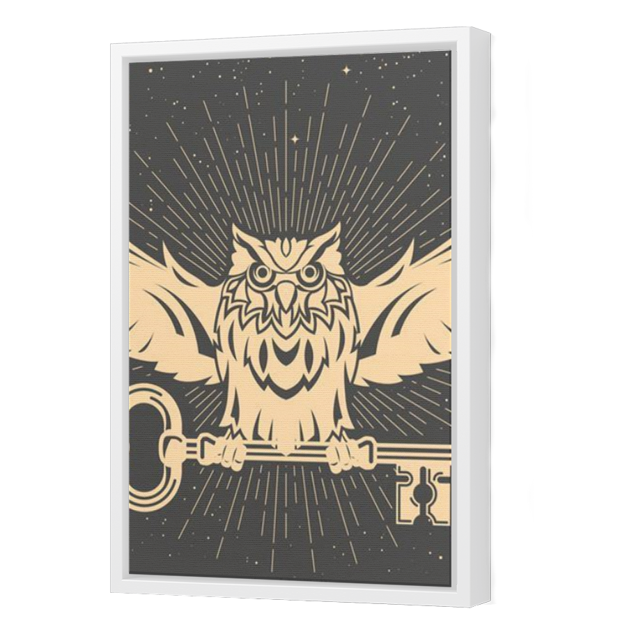 Thumbnail for Canvas - White Floating Frame