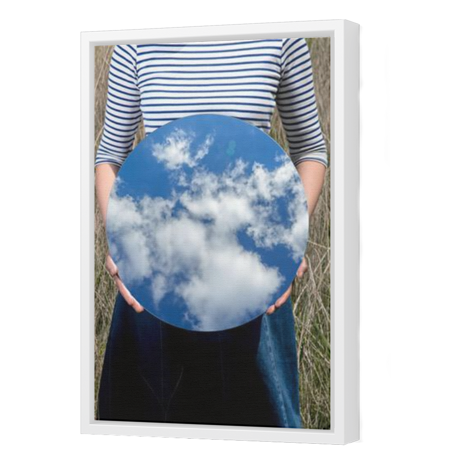 Thumbnail for Canvas - White Floating Frame