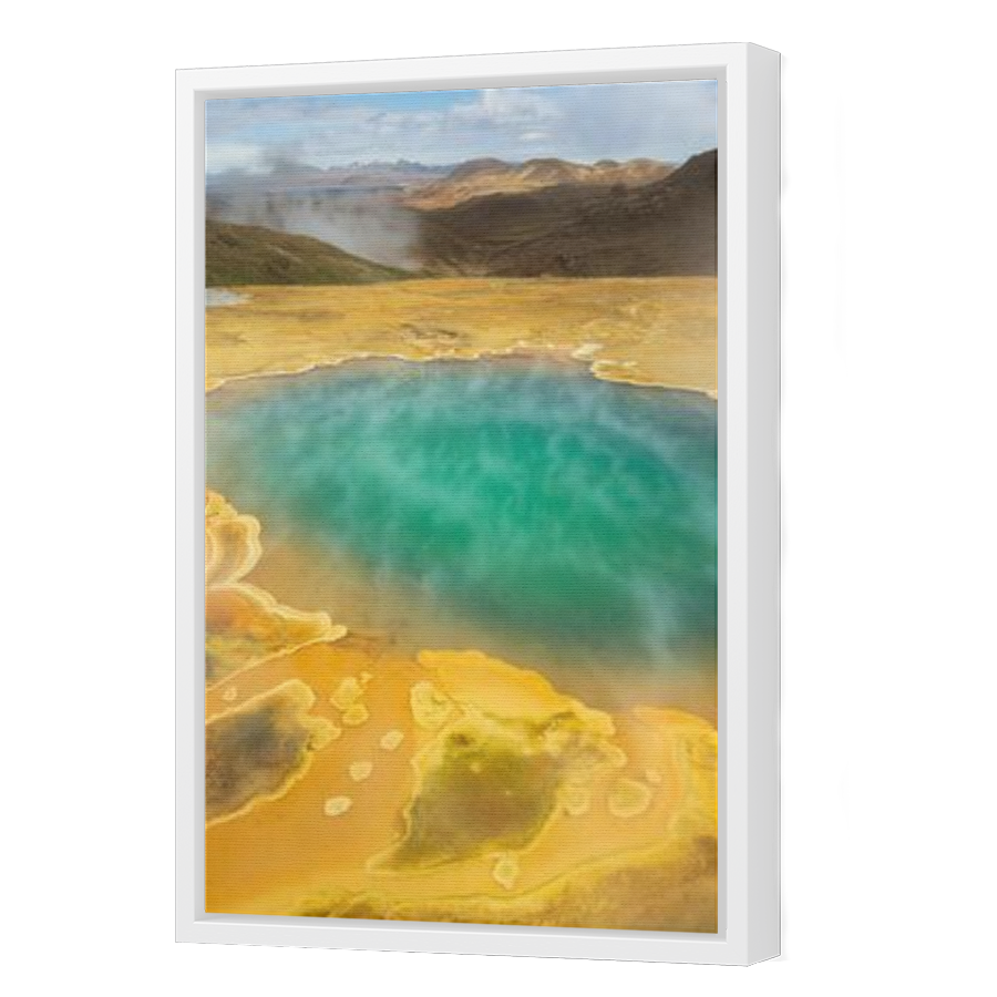 Thumbnail for Canvas - White Floating Frame