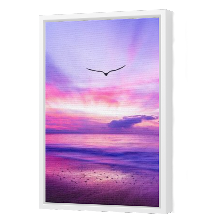Thumbnail for Canvas - White Floating Frame