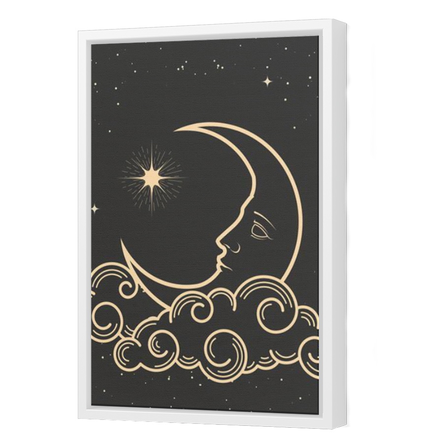 Thumbnail for Canvas - White Floating Frame