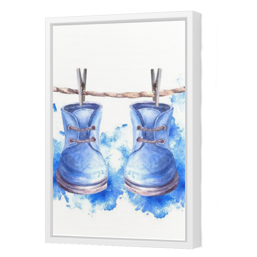 Thumbnail for Canvas - White Floating Frame