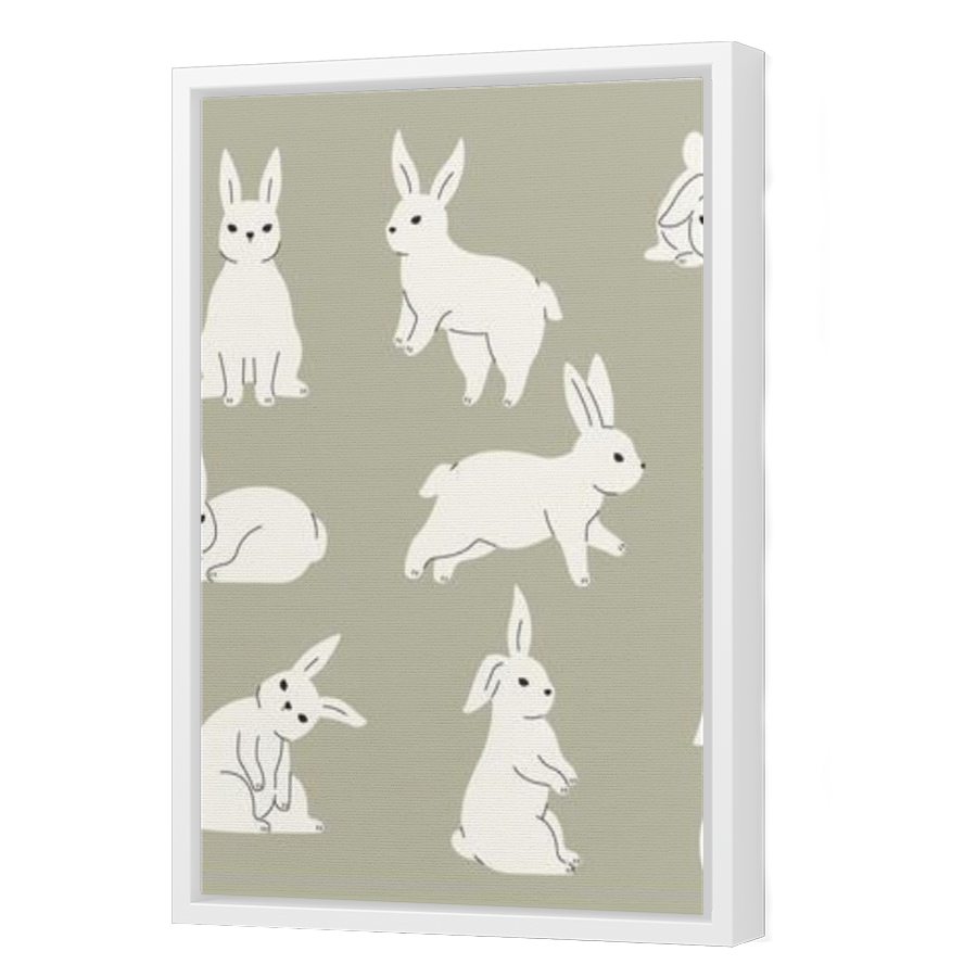 Thumbnail for Canvas - White Floating Frame