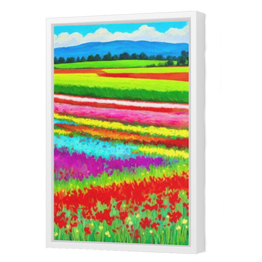 Thumbnail for Canvas - White Floating Frame