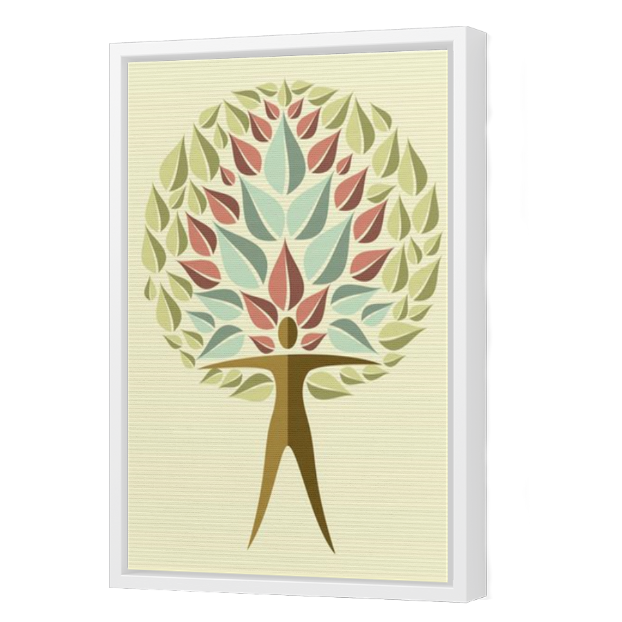 Thumbnail for Canvas - White Floating Frame