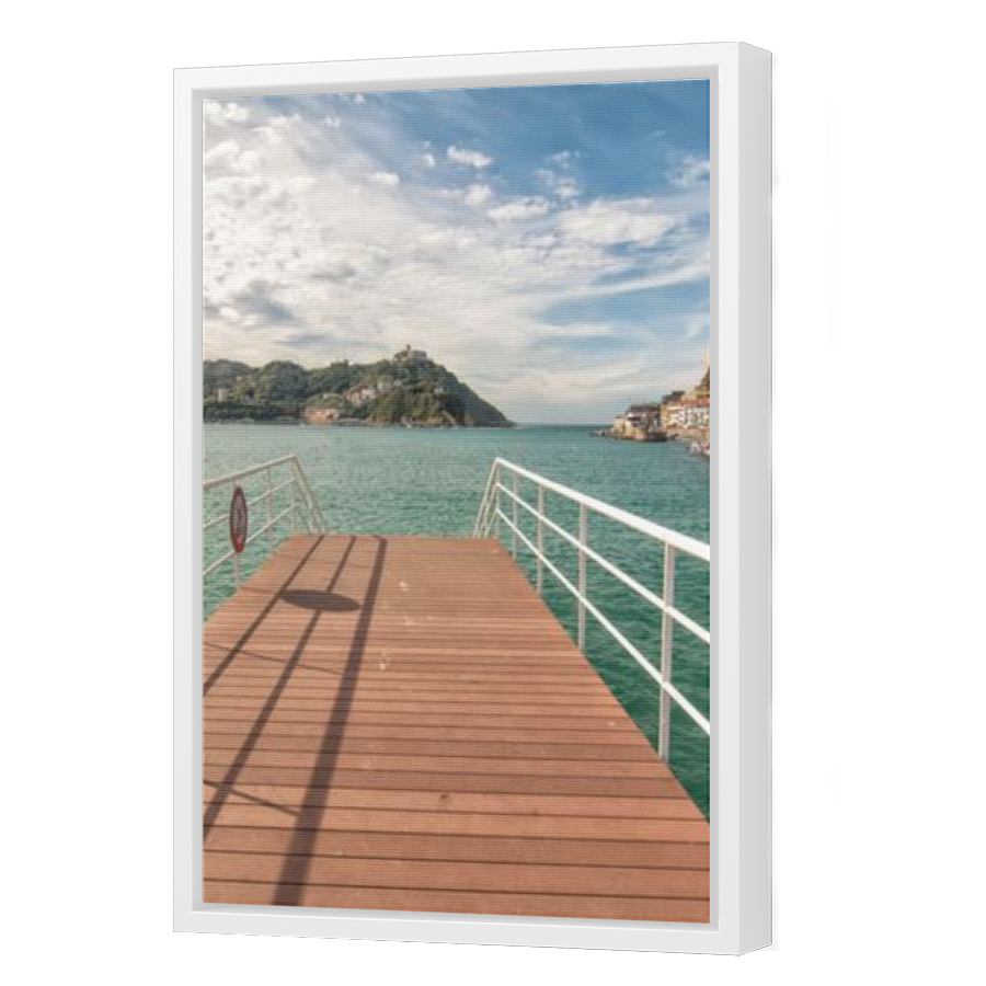Thumbnail for Canvas - White Floating Frame