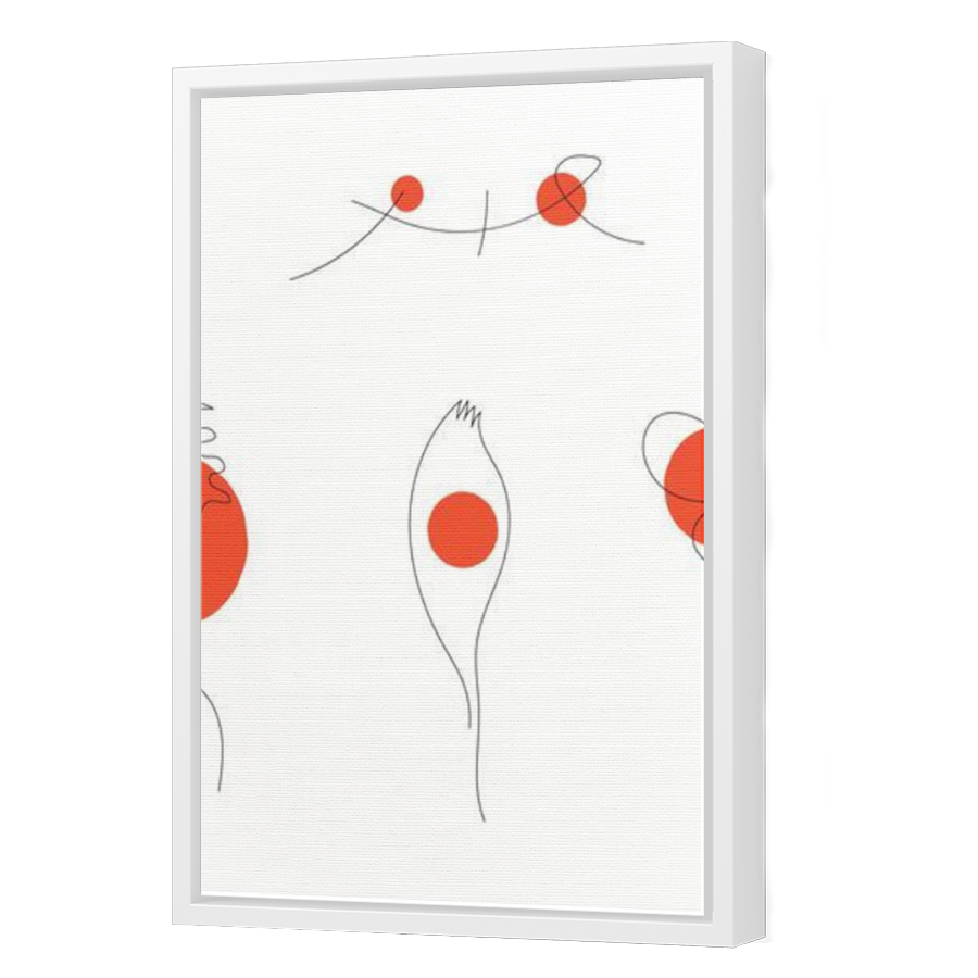 Thumbnail for Canvas - White Floating Frame