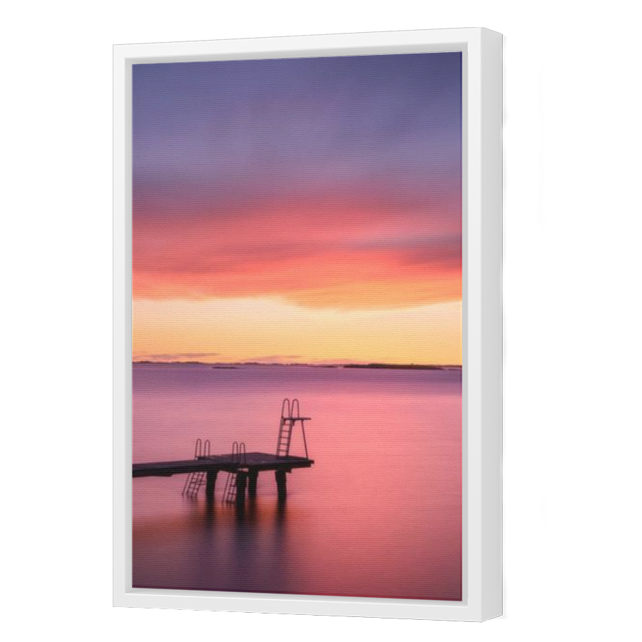 Thumbnail for Canvas - White Floating Frame