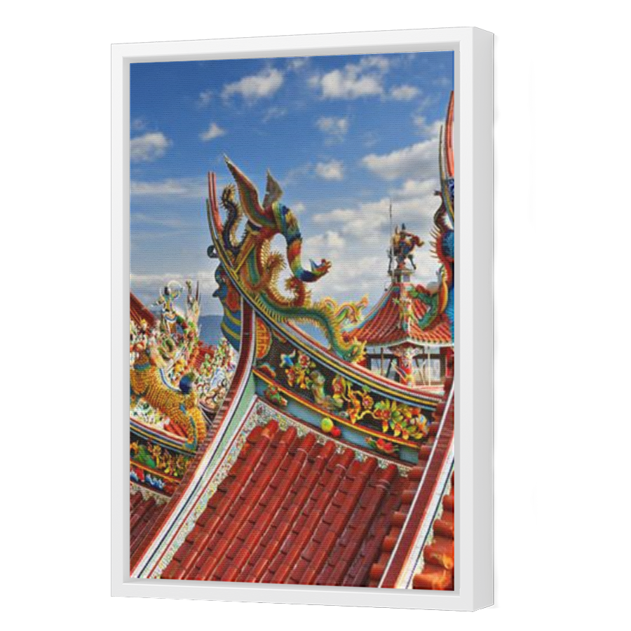 Thumbnail for Canvas - White Floating Frame