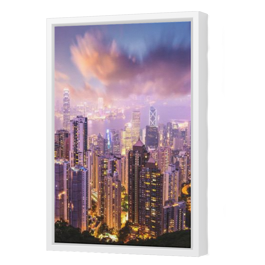 Thumbnail for Canvas - White Floating Frame