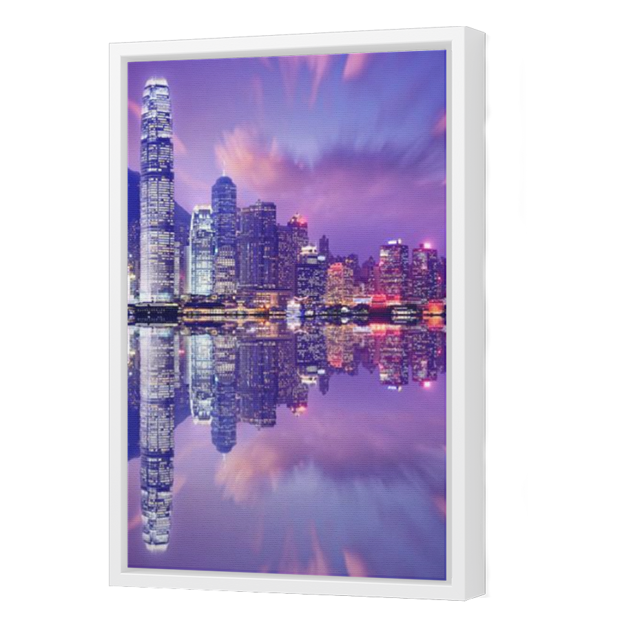 Thumbnail for Canvas - White Floating Frame