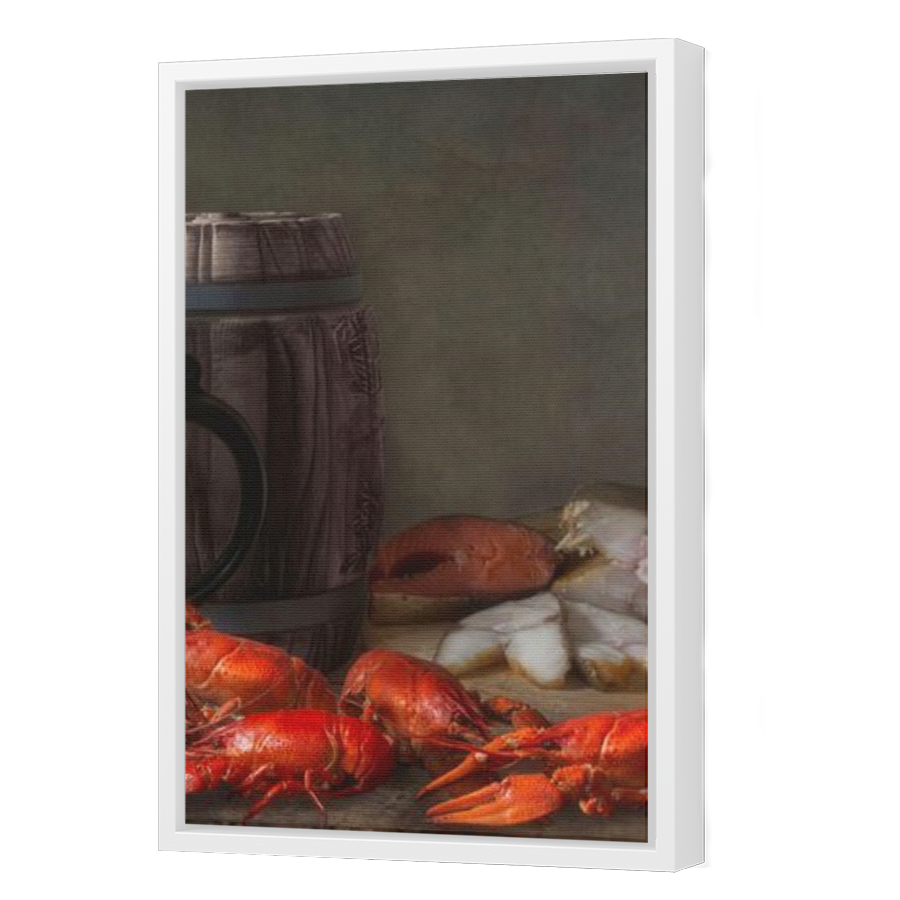 Thumbnail for Canvas - White Floating Frame