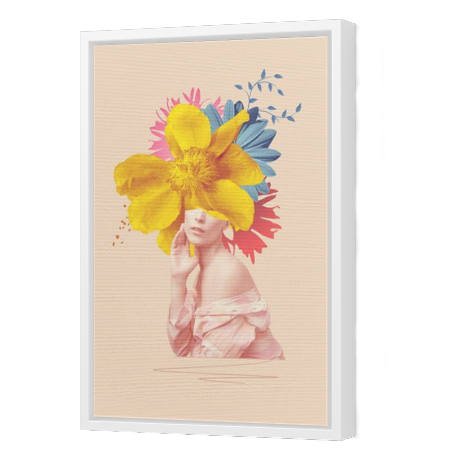 Thumbnail for Canvas - White Floating Frame