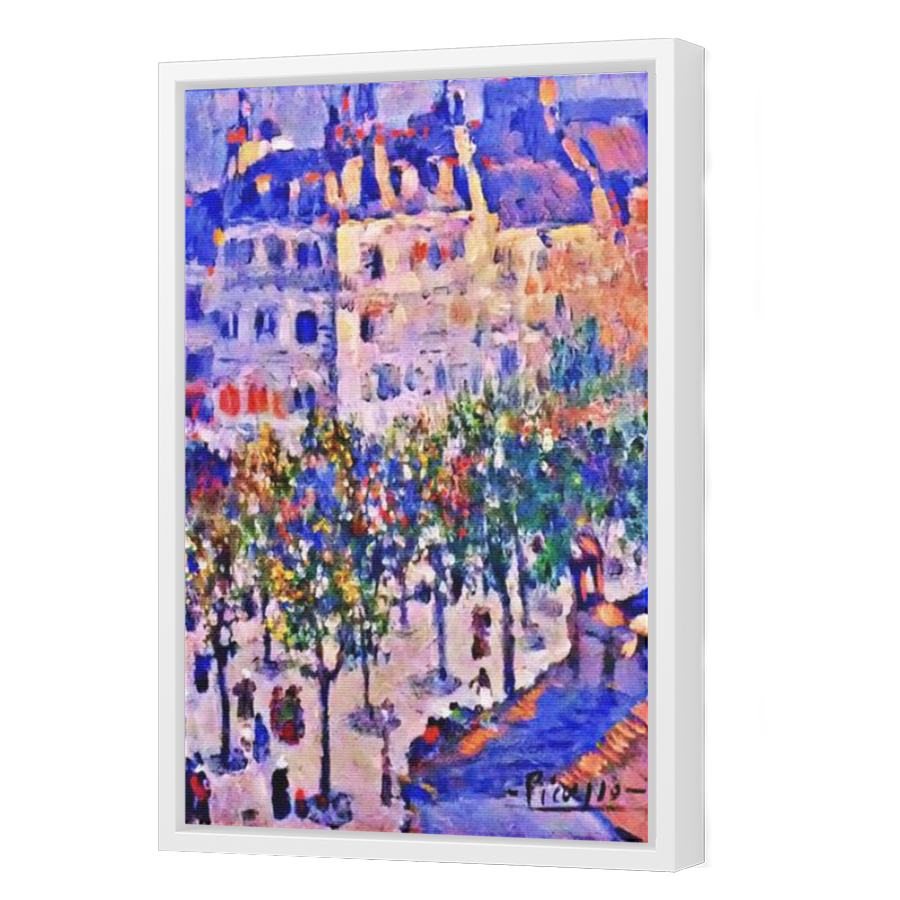 Thumbnail for Canvas - White Floating Frame